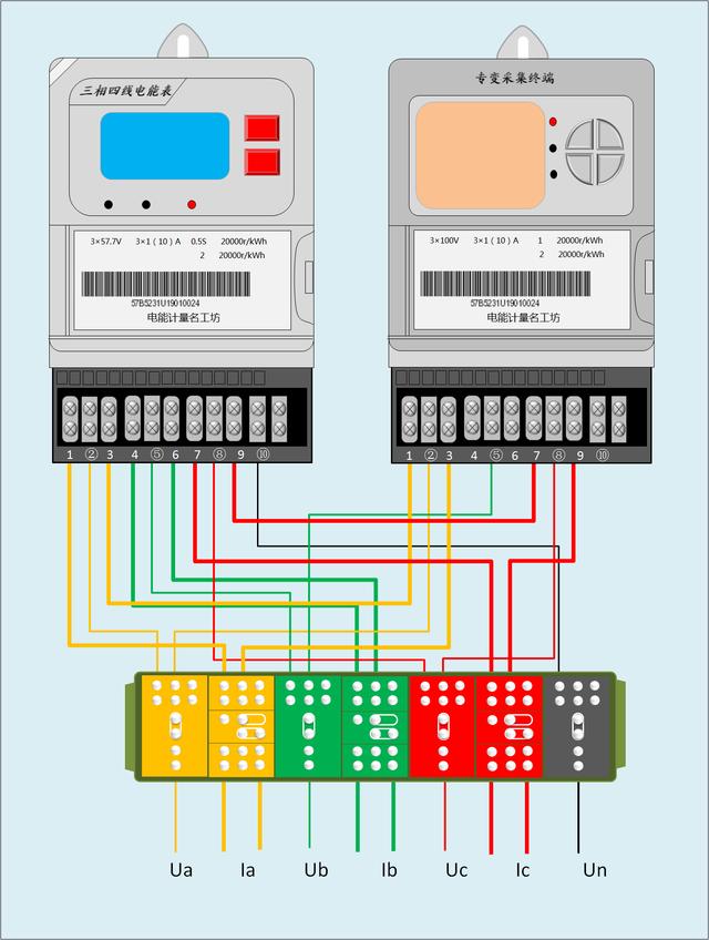 三相四线电子式电能表互感器接线,互感器电能表接线大全及原理