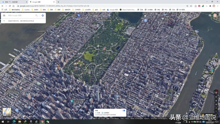 如何用谷歌地球看历史街景地图,谷歌地球的3d街景怎么做到的