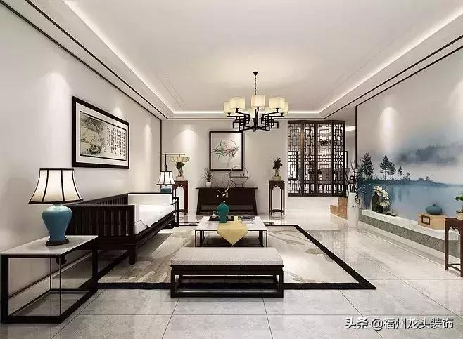 高档大气客厅画新中式,新中式大气客厅效果图