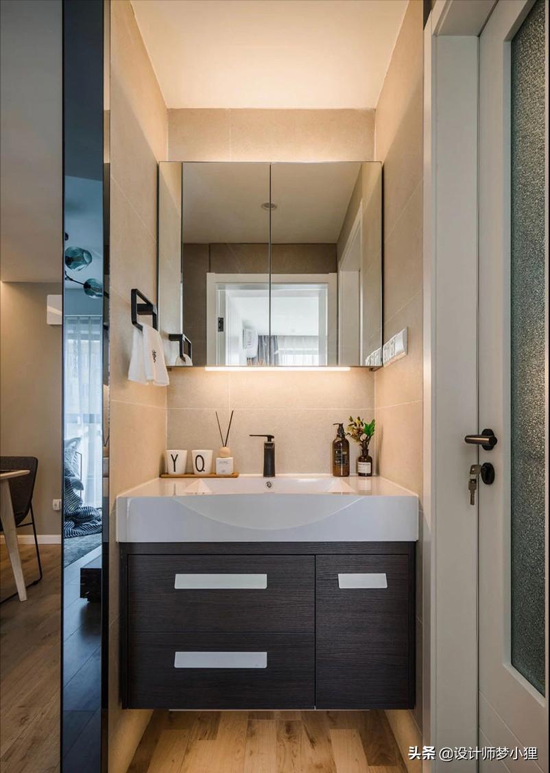 卫生间太小做不了干湿分离,卫生间太小做不了洗手台
