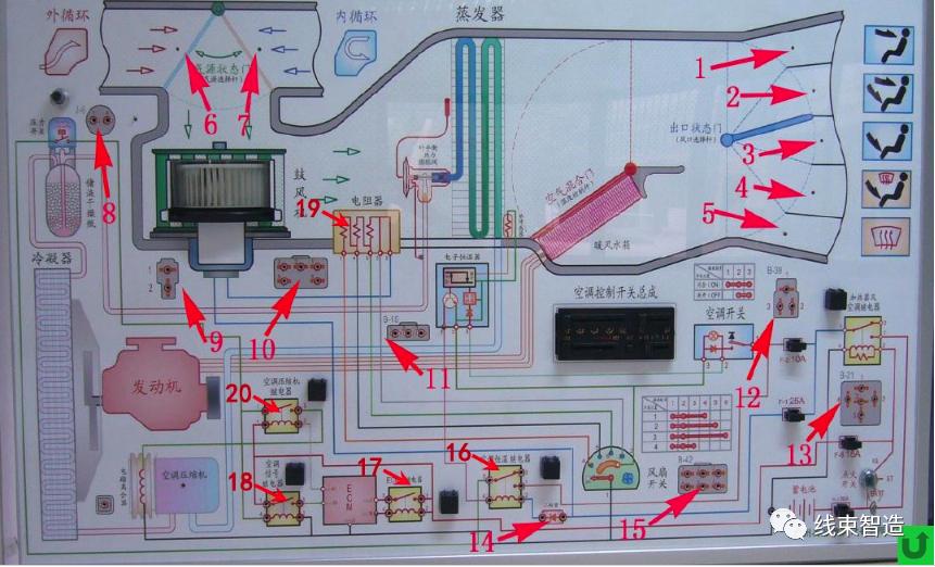 空调电路原理及维修教程视频,汽车维修学电路视频