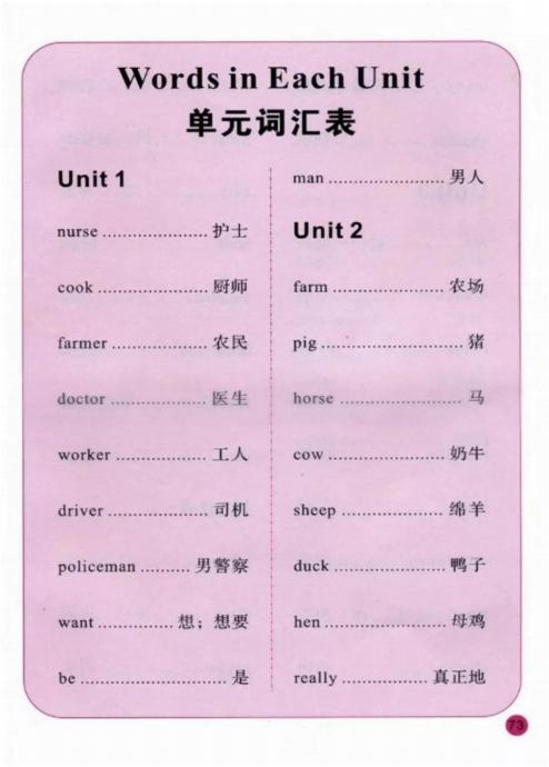 陕旅版英语3-6年级电子课本,陕旅版三年级上册英语单词1-8单元