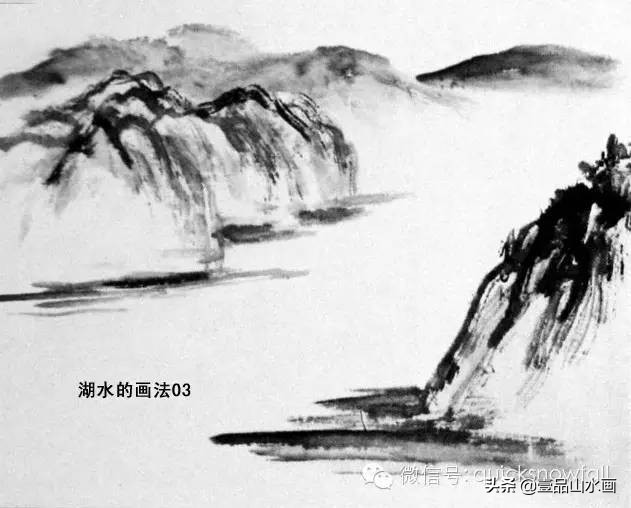曾刚山水画视频水的画法,山水画教程水粉画