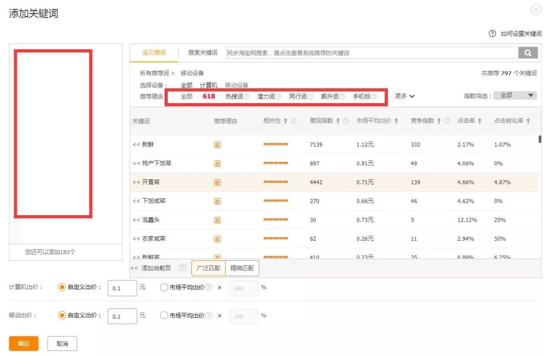 直通车选词如何出价,直通车关键词选好第一步怎么出价