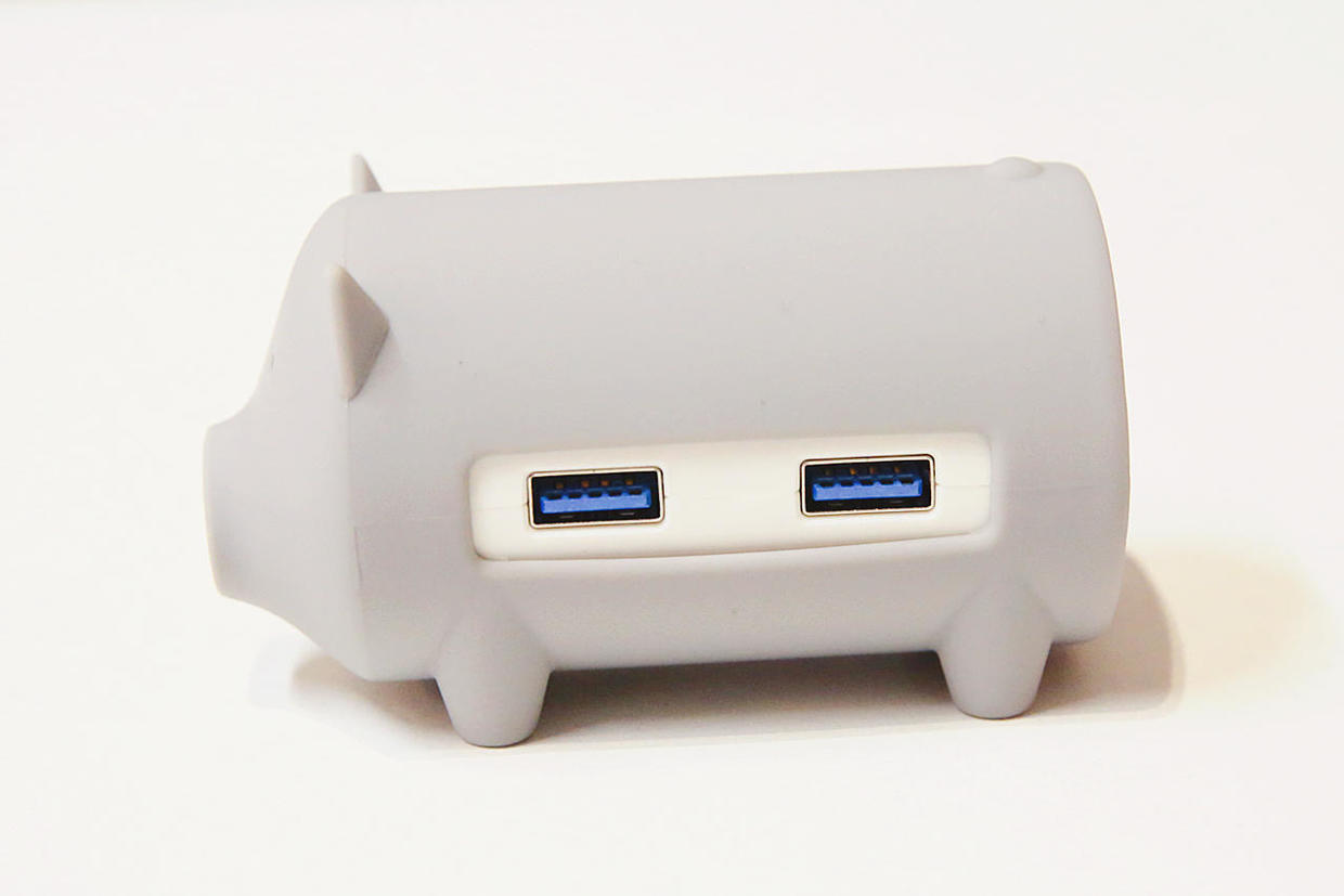 猪年最萌书桌小摆件——奥睿科小猪读卡集线器分享