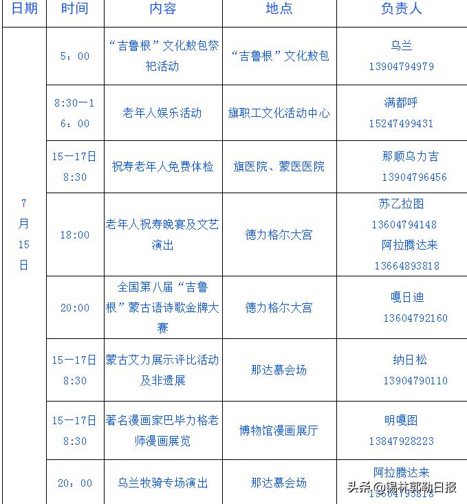 2018年内蒙古博克大赛,锡林郭勒盟蒙古搏克超级联赛