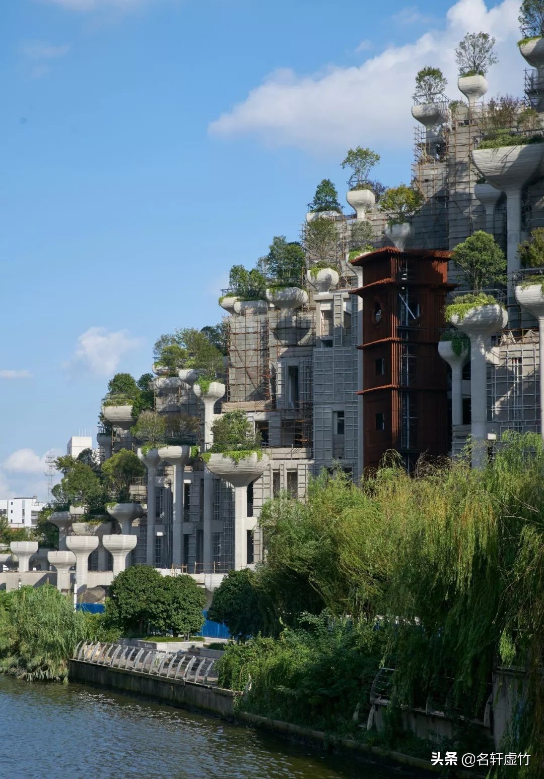 上海苏州河天安千树公园,天安千树苏州河畔空中花园