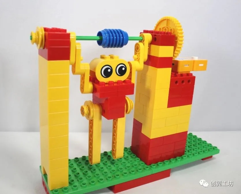 单杠运动员乐高搭建教案,乐高单杠运动员