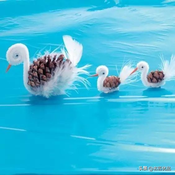 超简易手工环创,树干手工制作环创