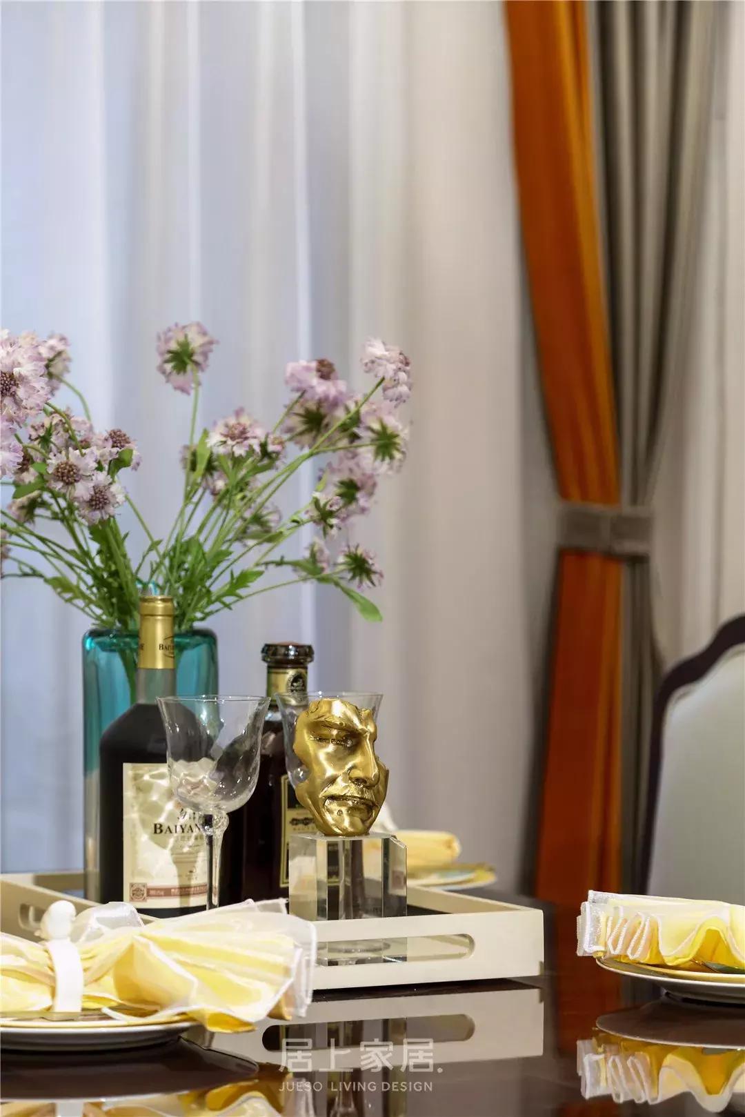 居上软装｜中房颐园188㎡现代美式实景案例赏析