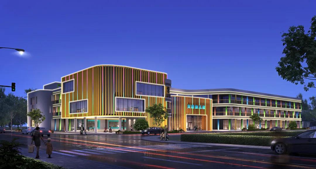 浙江省杭州市2018建设的幼儿园,杭州新建现代幼儿园效果图