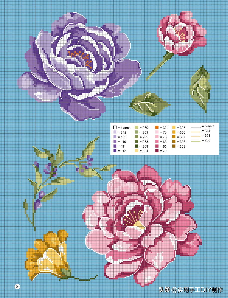 十字绣抱枕半针绣卡通,十字绣图大全