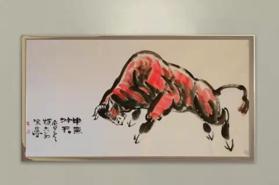 中秋佳节祝福字画,喜迎中秋佳节字画