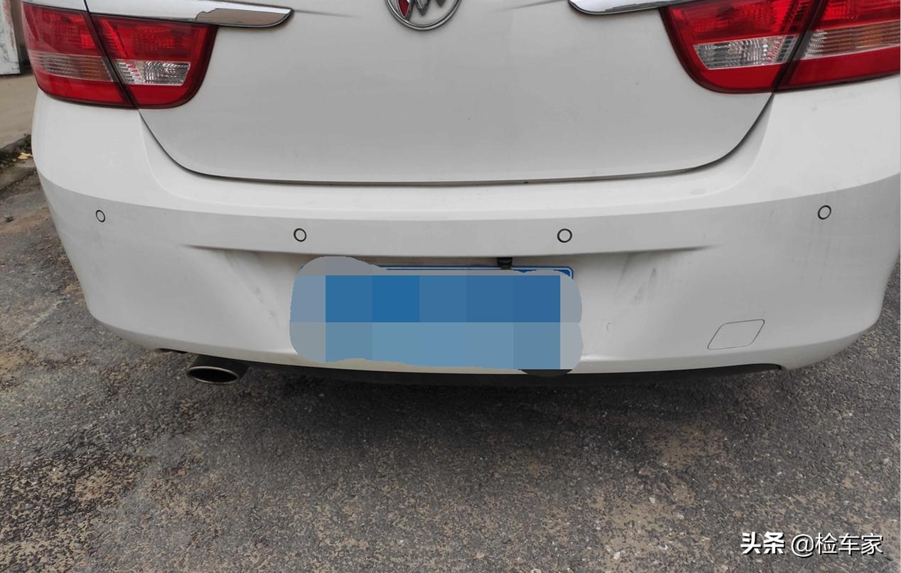 东北客户异地委托检测别克英朗，车尾焊接不敢买，客户：怕冻掉了