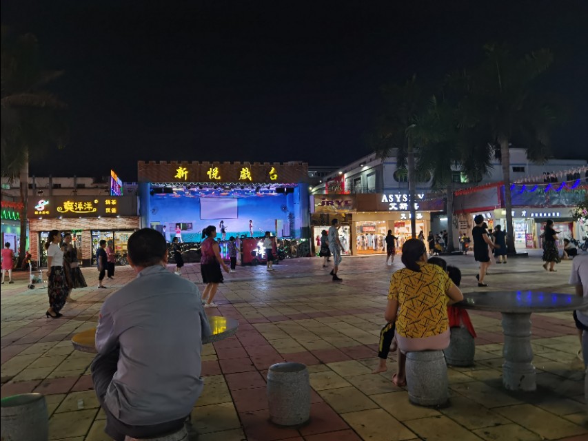 东莞石碣镇,单屋村-新悦步行街-新悦戲台,我曾经工作的地方