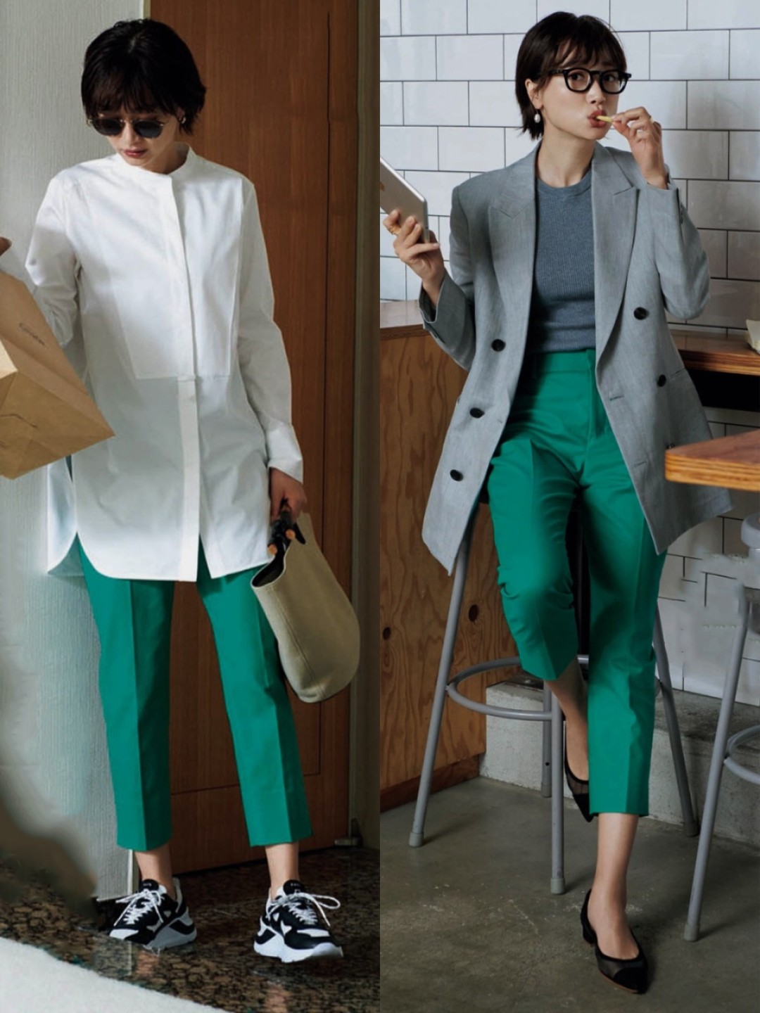 70后苹果型女人春天穿衣搭配,春天穿搭不要宽松