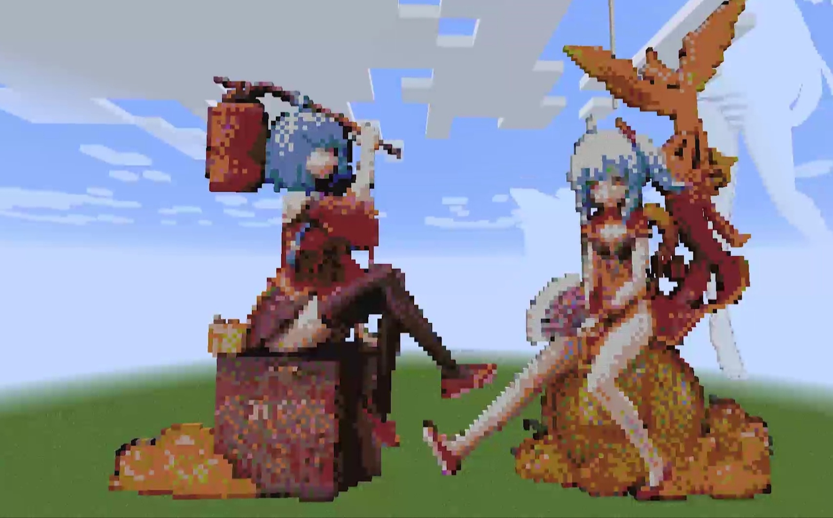 我的世界少女建筑教程,我的世界少女心建筑