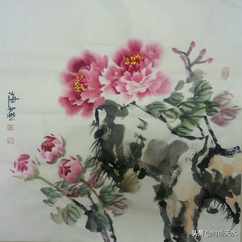 黄海燕牡丹仙子照片,牡丹仙子黄海燕