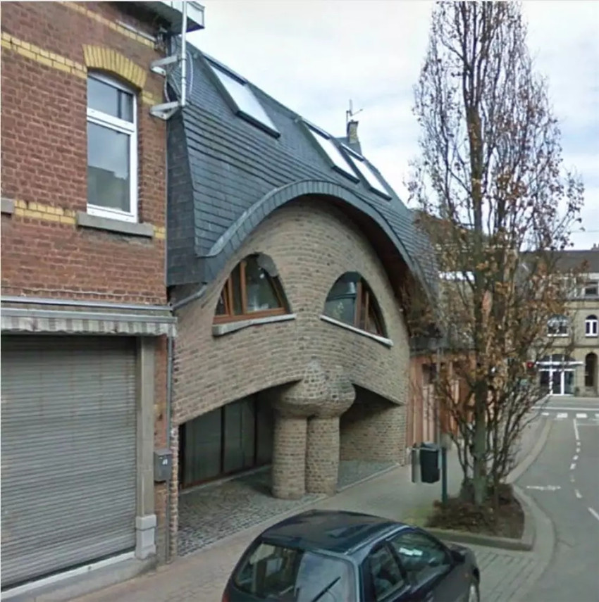 比利时的丑房子图片,比利时的房子