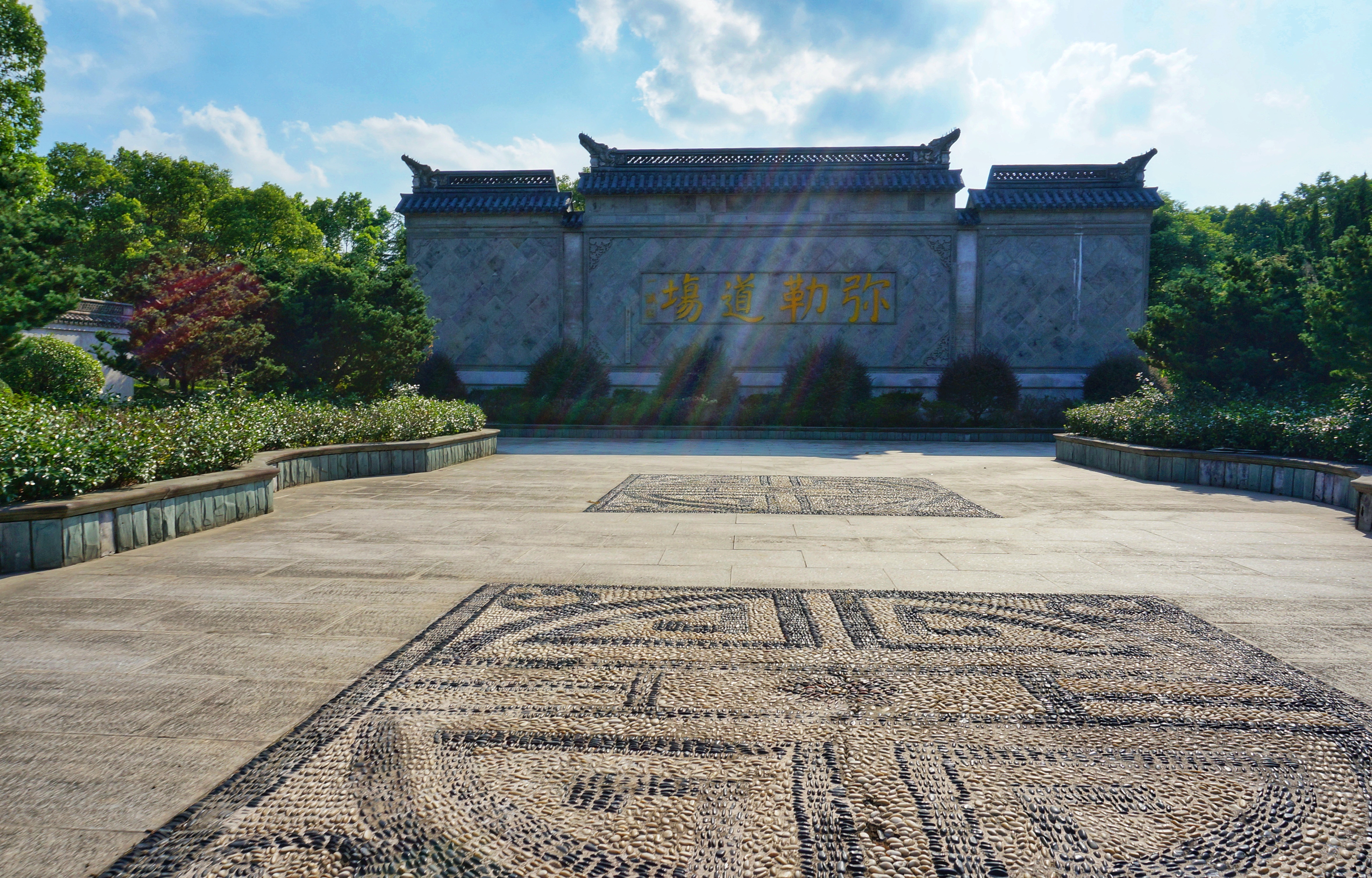 弥勒寺庙的真实图片,大慈禅寺弥勒