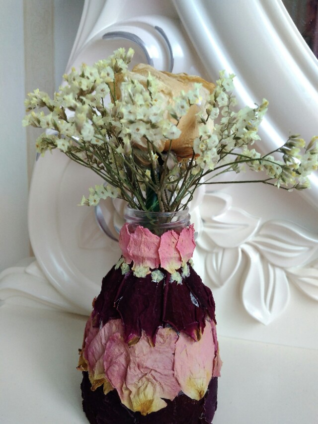 干花花瓶的制作方法,干花制作花朵