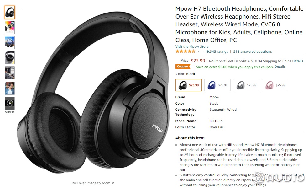 美国耳机无线蓝牙销量第一,亚马逊蓝牙耳机品牌销量排行榜