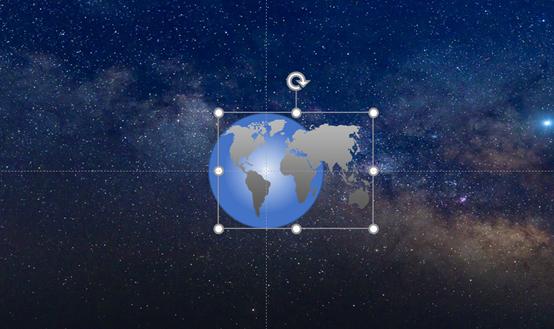 地球旋转三维动画,ppt炫酷动画