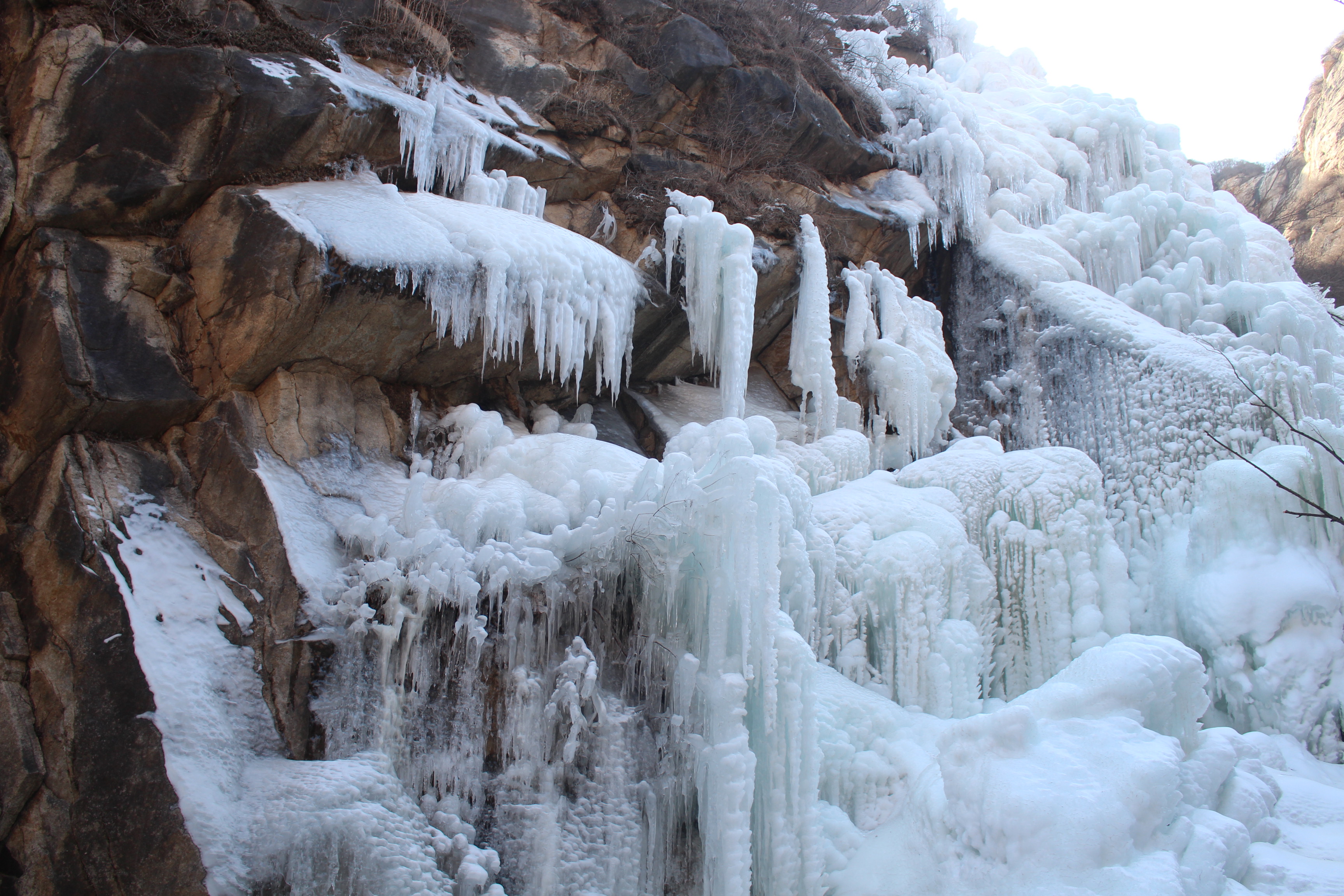 北京黑龙潭赏冰瀑,北京冰瀑攻略