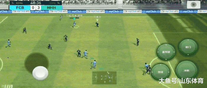 实况手游比赛令人惊叹，内少连续上演三个油炸丸子！