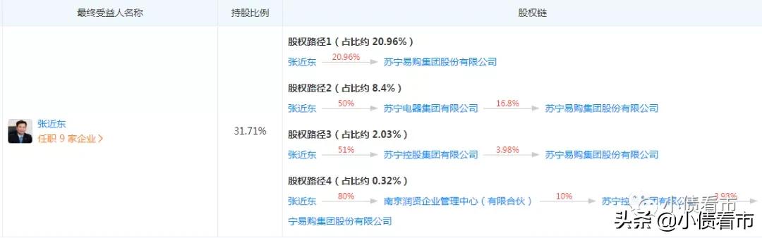 苏宁易购股权结构现状,苏宁易购租赁负债286.9亿