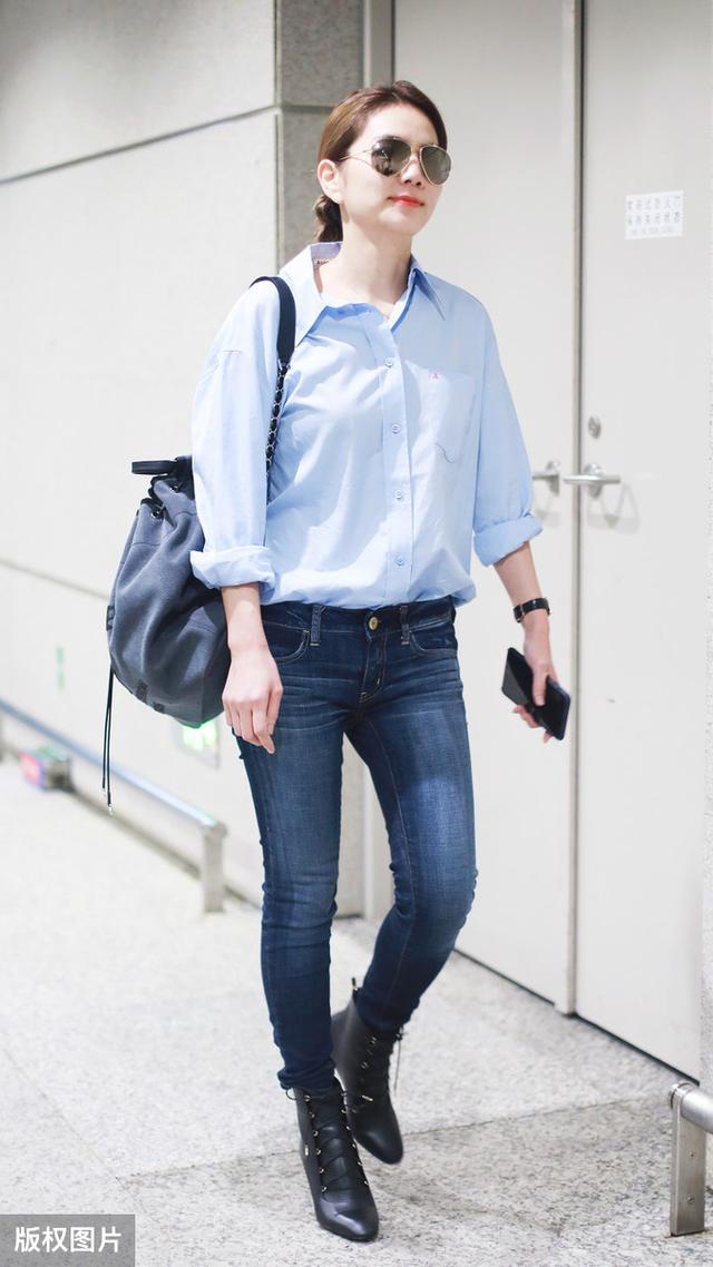 陈嘉桦同款牛仔裤,陈嘉桦私服穿搭低调不张扬