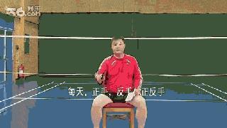 羽球教学基础握拍,羽毛球动作怎么练