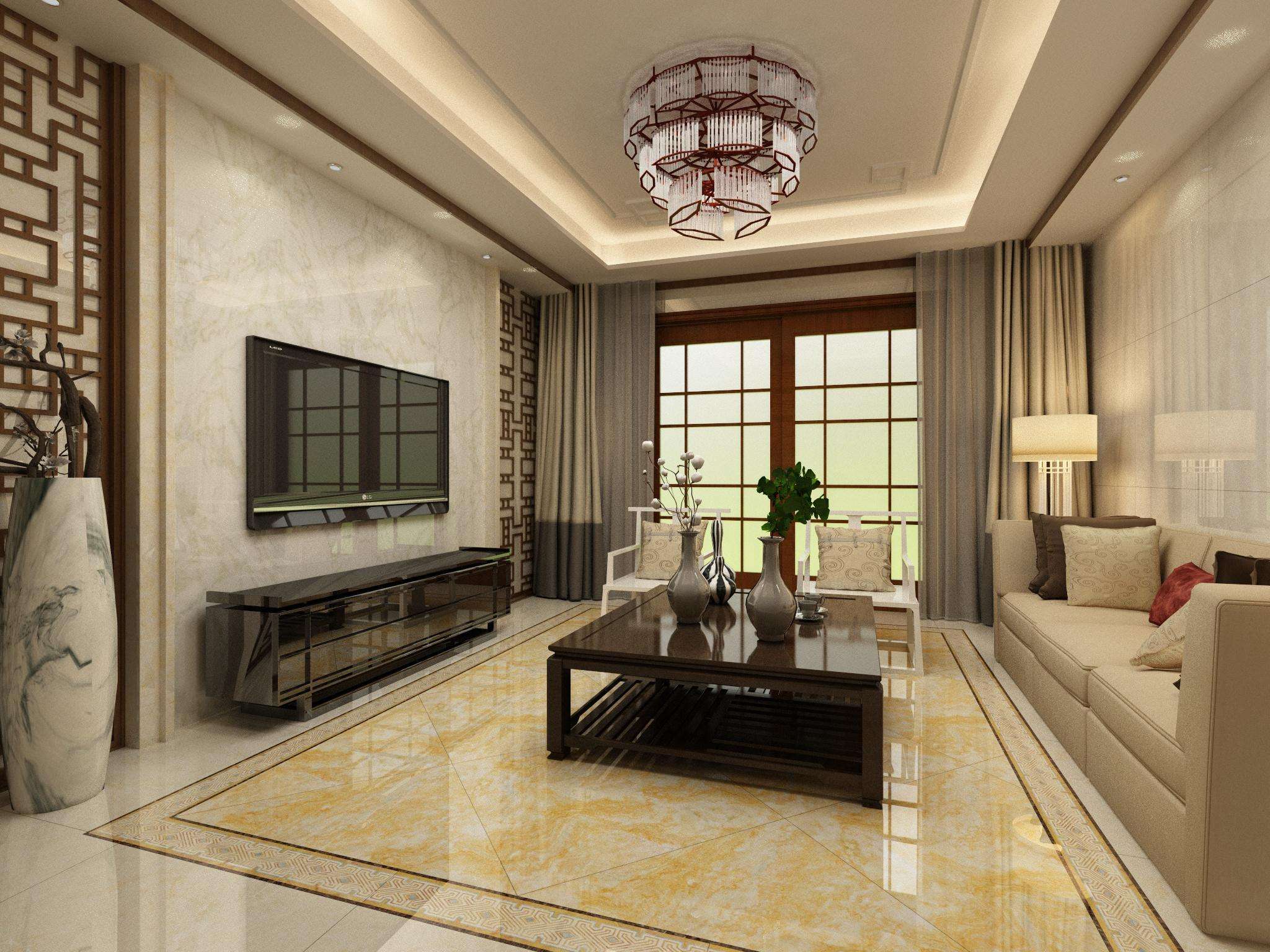 客厅吊顶设计注意事项,客厅地板砖什么样的好看又实用