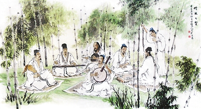 魏晋风度竹林七贤全文,魏晋风流名士竹林七贤