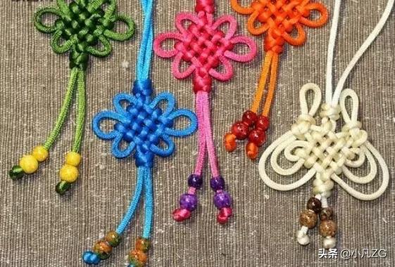 中国结打结方法图解简单,中国结的打法慢动作图解