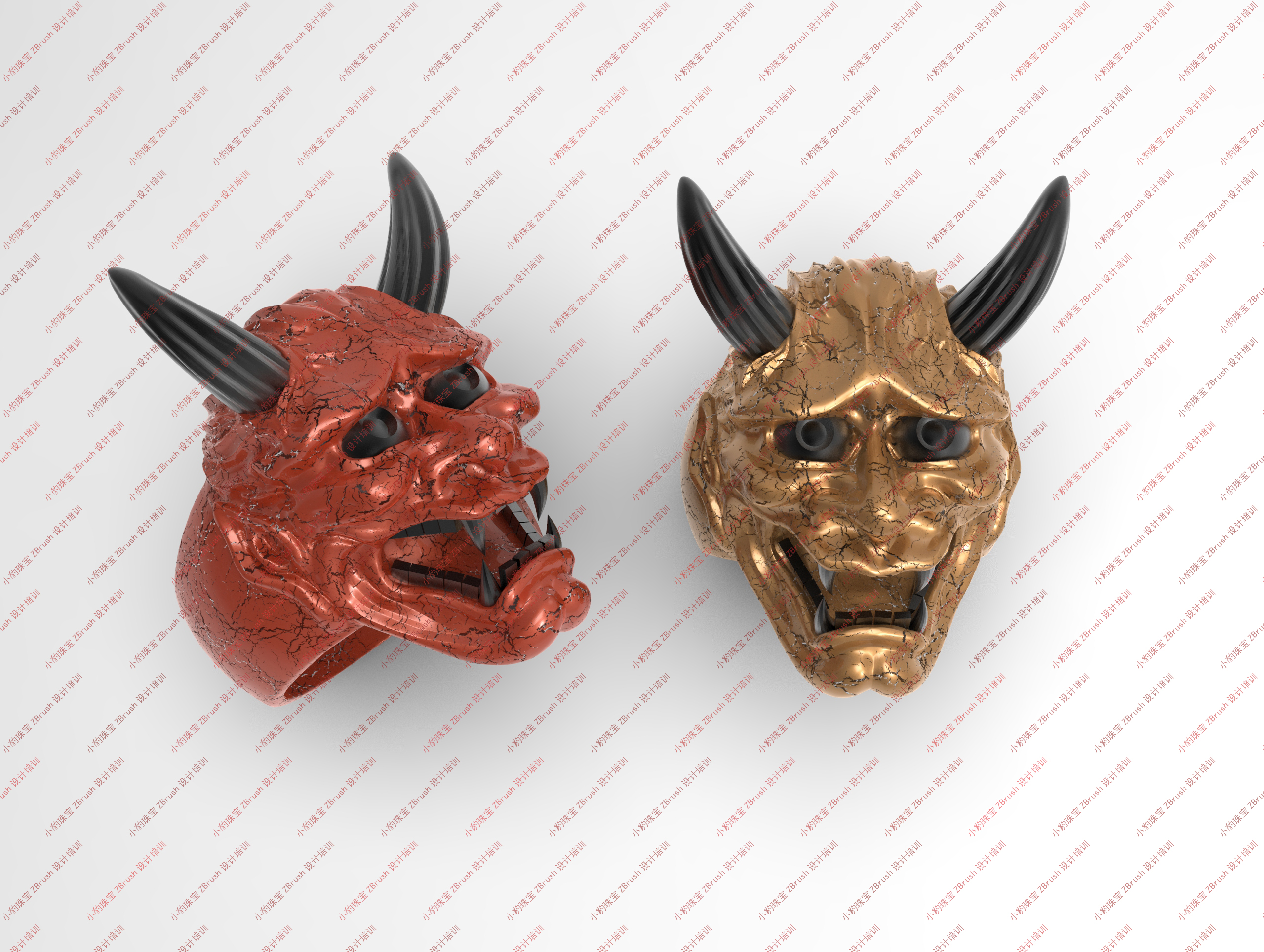 2023zbrush戒指基础教学,小豹珠宝zbrush设计教学