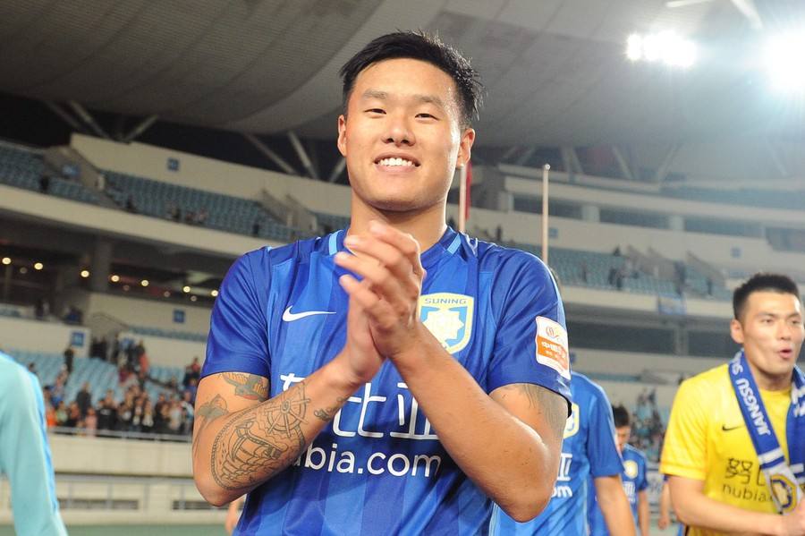 中超江苏苏宁队主要球员工资排行榜,本土球员与外援差距大