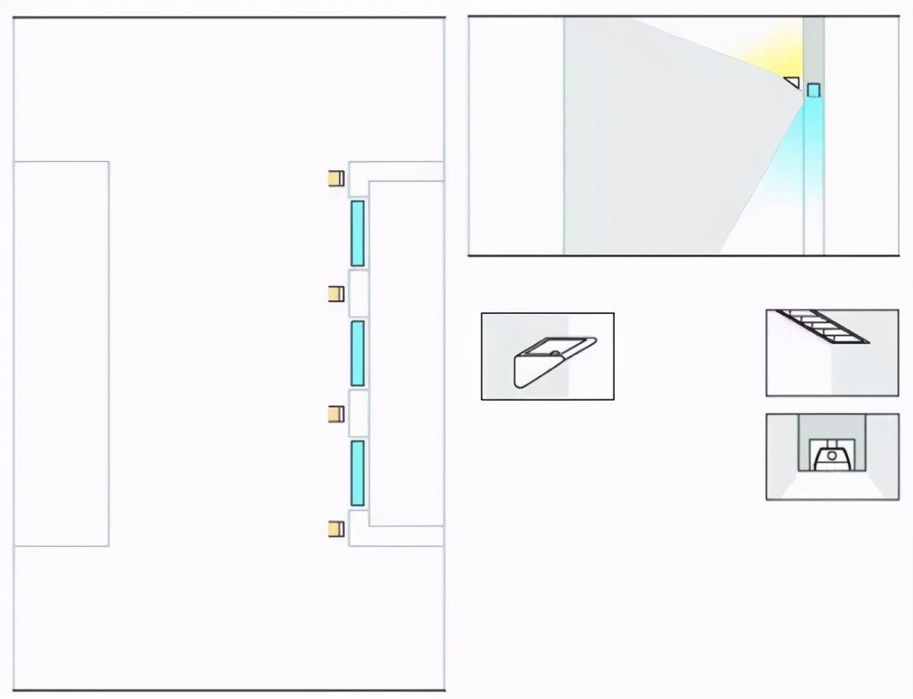 办公楼前照明灯设计,写字楼室内照明灯