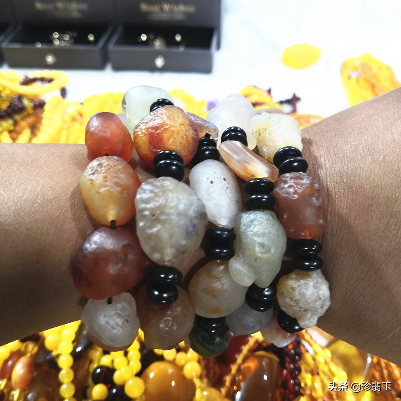 戈壁七彩玛瑙,戈壁石七彩碧玉