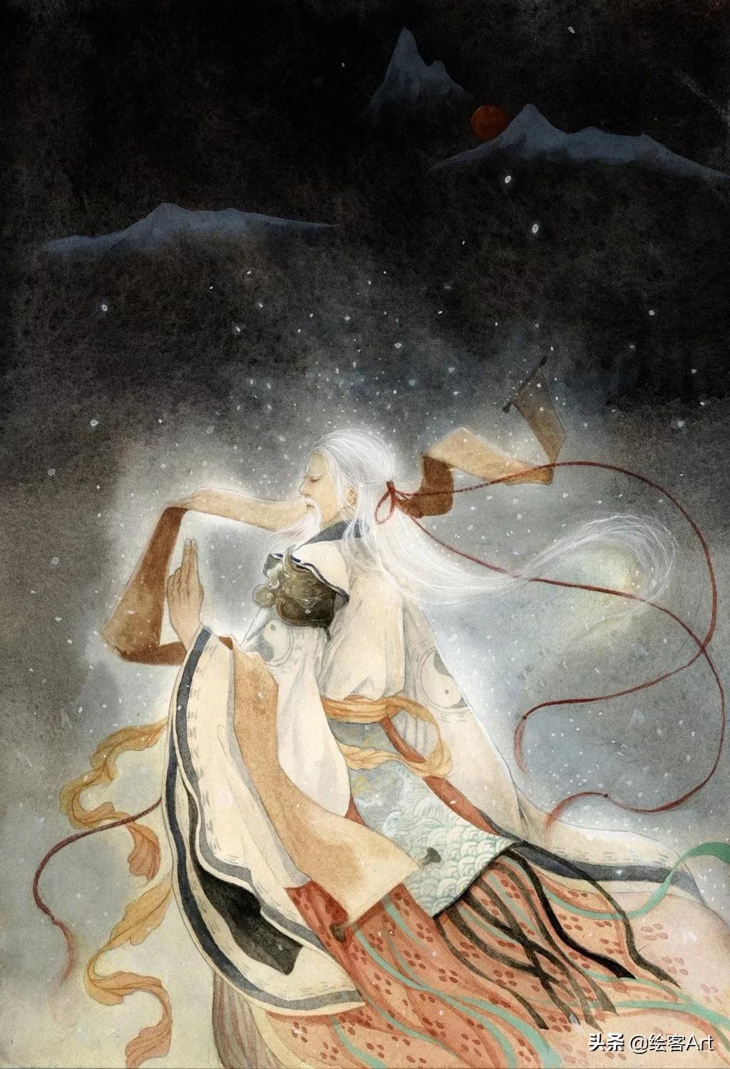 半路出家,成为最会画妖的插画师,一张插画就是别人的月薪