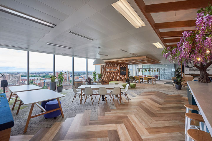 自然之芯英特飞Interface英国伯明翰办公设计欣赏