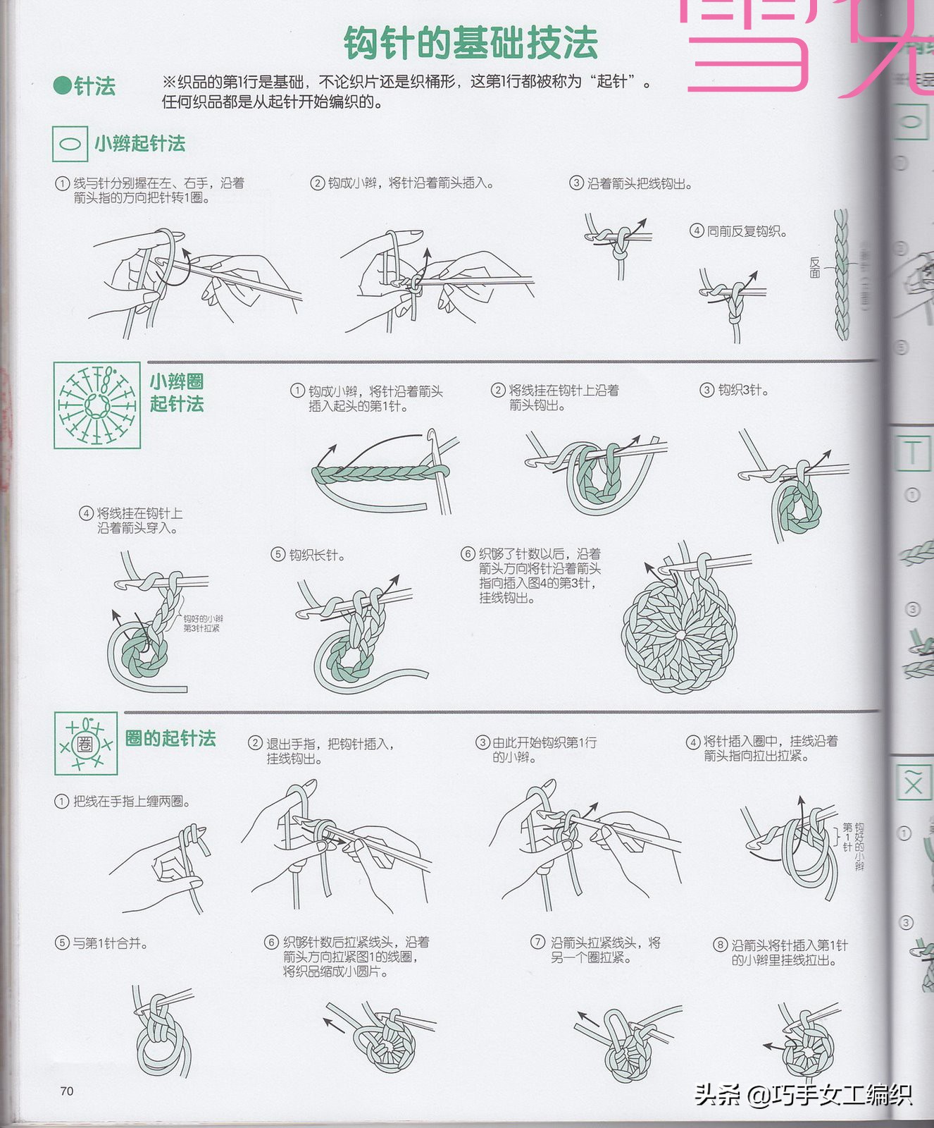 夏季钩针花样图解大全,欧美钩针花样大全图解