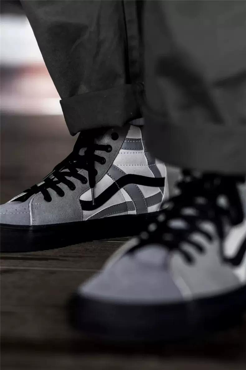 vans朋克熊猫,vans黑红熊猫