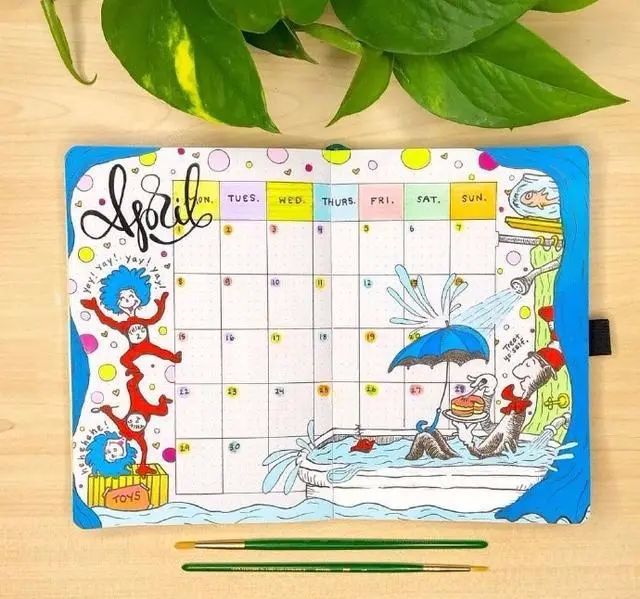 手帐边框教程简笔画,少女心手账本边框简笔画