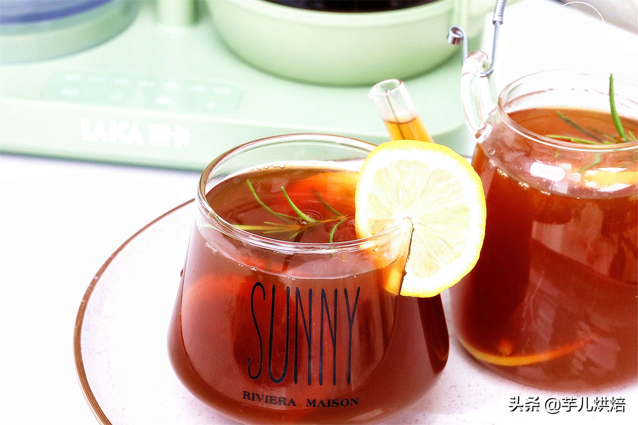 自制蜂蜜柠檬茶,自制蜂蜜柠檬茶做法绿色