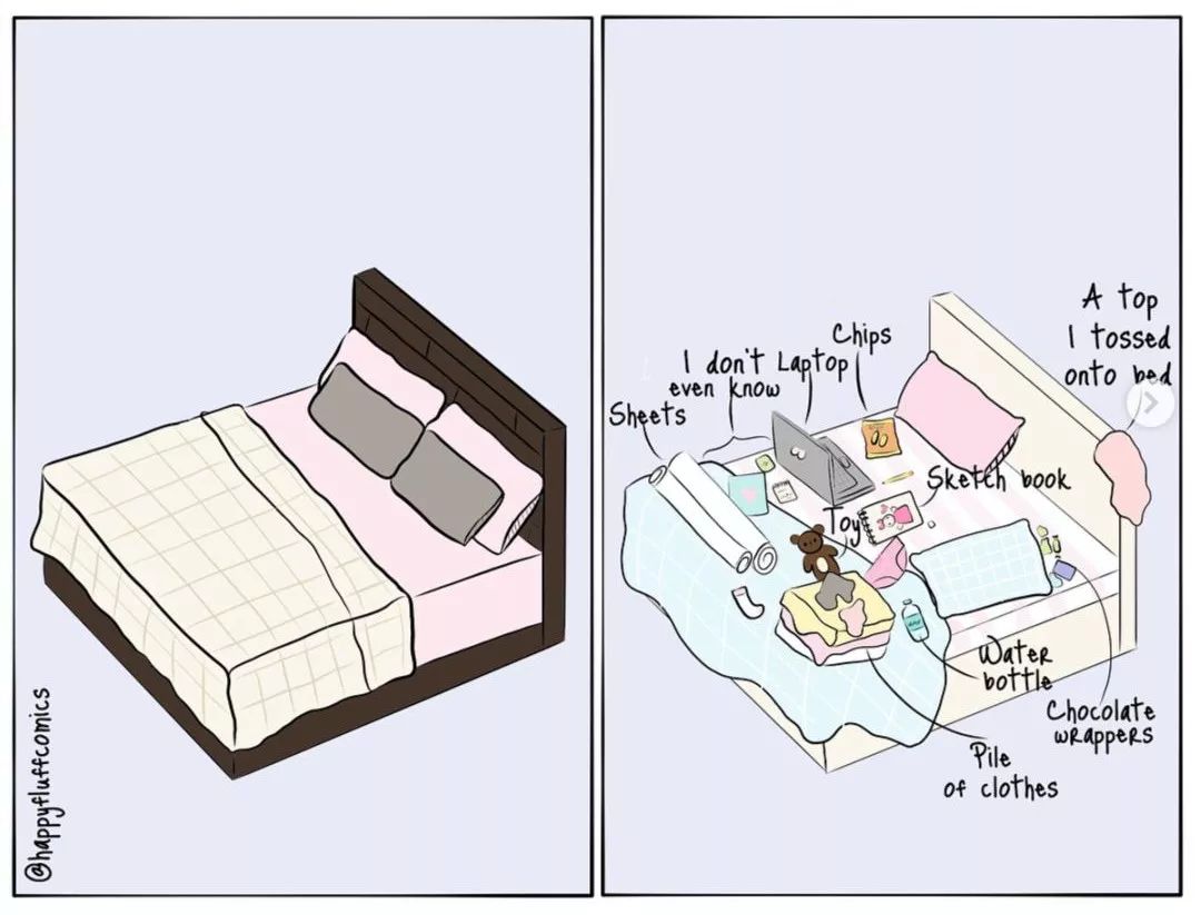 日常女性插画,女性插画生活日常