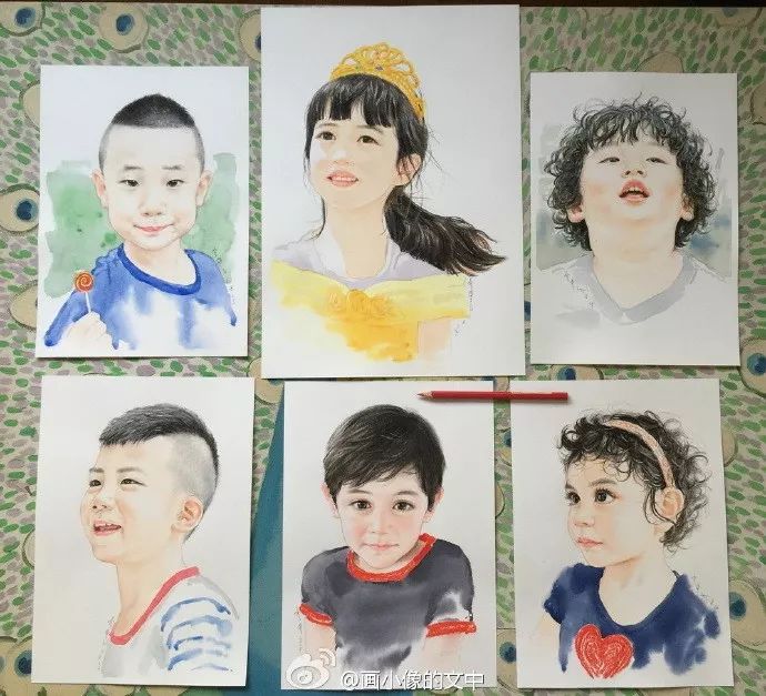 比起打印画，美院毕业的他，笔下这种彩铅水彩画才好看哭了~