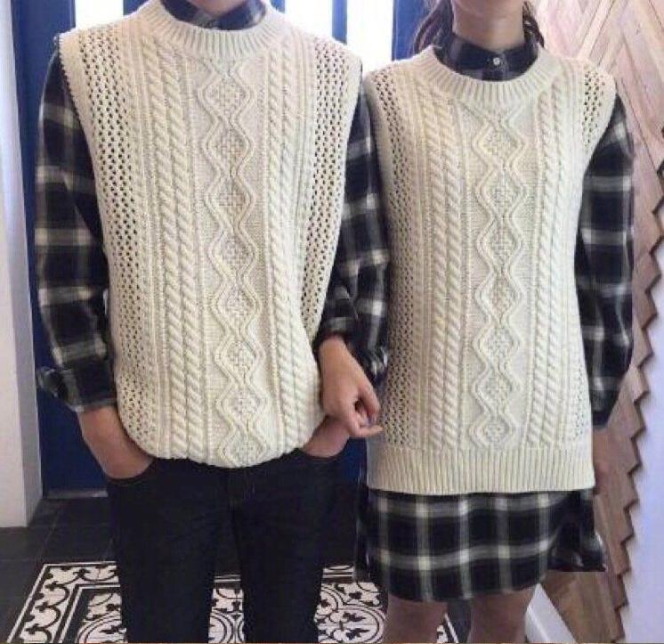 冬天到了该穿男盆友的外套了,穿的再好看也抵不过男朋友的外套