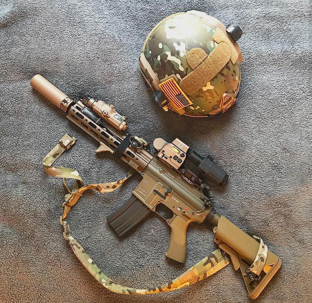 美军hk416和mk18,美军为什么喜欢用hk416