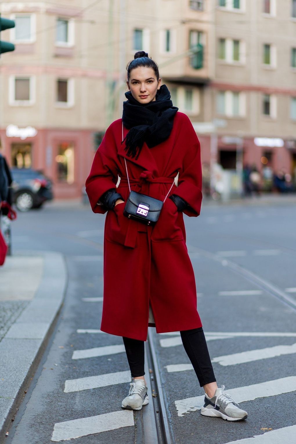 小个子长款大衣如何拯救,长款大衣怎么穿不压个子